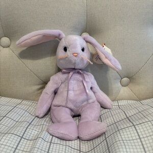 Beanie Baby Floppity Lilac Purple Bunny - 1996